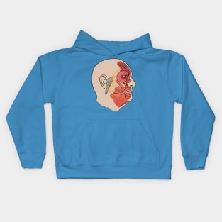 Anatomy Of Face Muscles - Nurse Or Physician Kids Hoodie